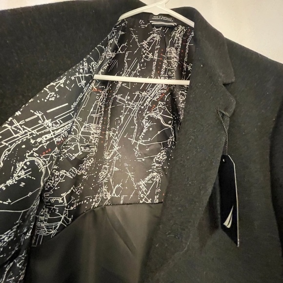 Nautical 3 button mens wool dress gorpcore business casual jacket NWT 38 regular - Picture 6 of 8